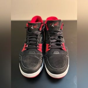 Nike Air Jordan Flight Basketball Sneakers 525512-001 Black Suede Mens 13